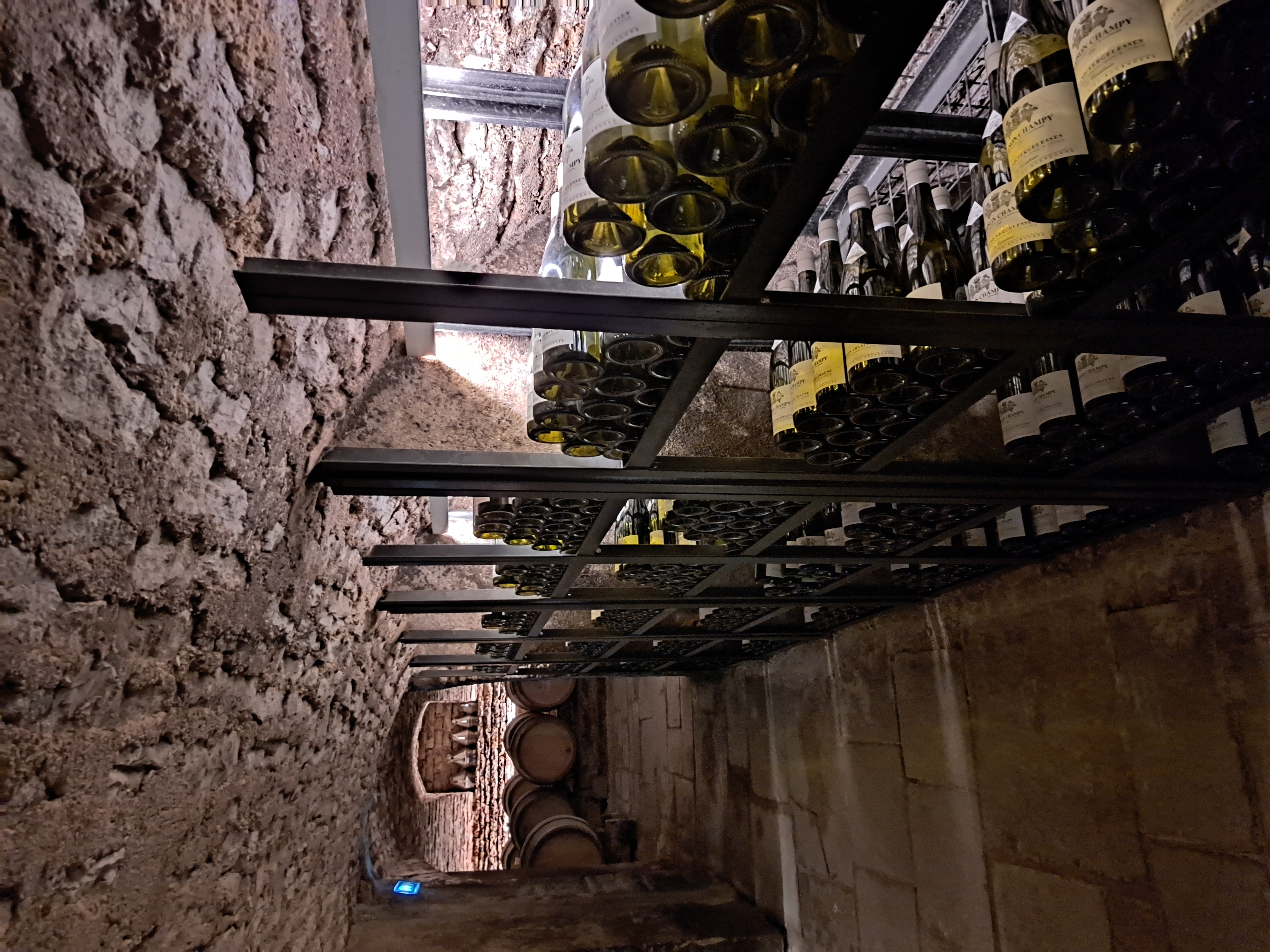 Bottle ageing at Maison Champy in Beaune, Burgundy